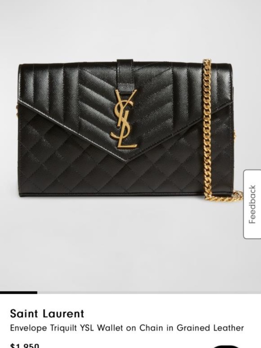 YSL Triquilt Bag - Picture 9 of 9